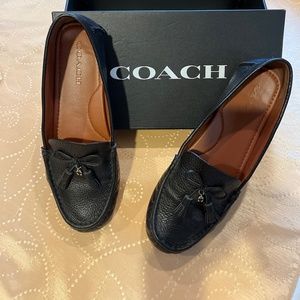Coach Black loafers